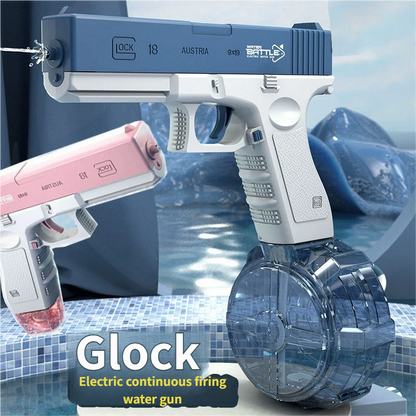 Electric Burst Water Gun Blue Drum Version For Kids 7-14 Years - LJ Enterprise