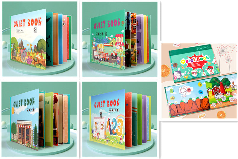 Children's Educational Wooden Books To Read
