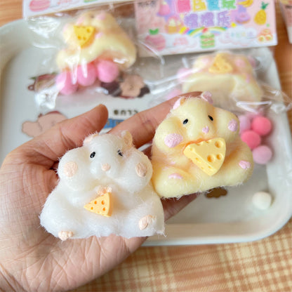 TPR Soft Rubber Decompression Toy Hamster Super Soft And Cute