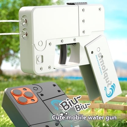 Folding Mobile Phone Water Gun Continuous Hair Double Head Jet - LJ Enterprise