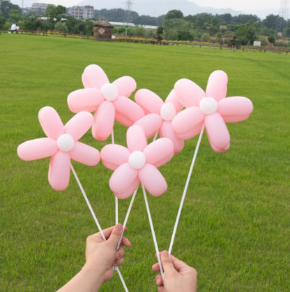 Long Balloon Flower Bouquet Photo Material Package