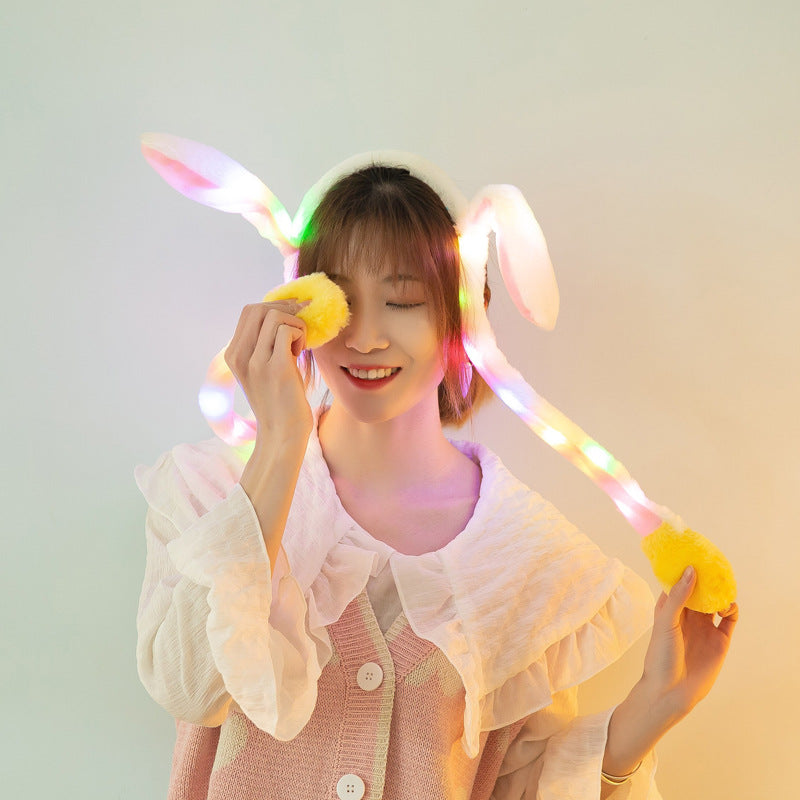 Rabbit ear plush toy