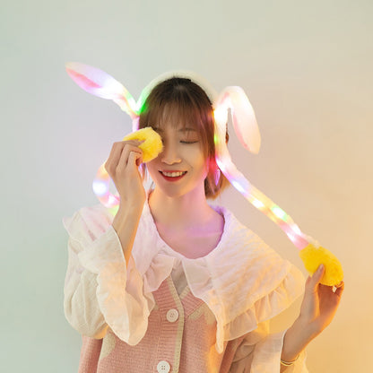 Rabbit ear plush toy