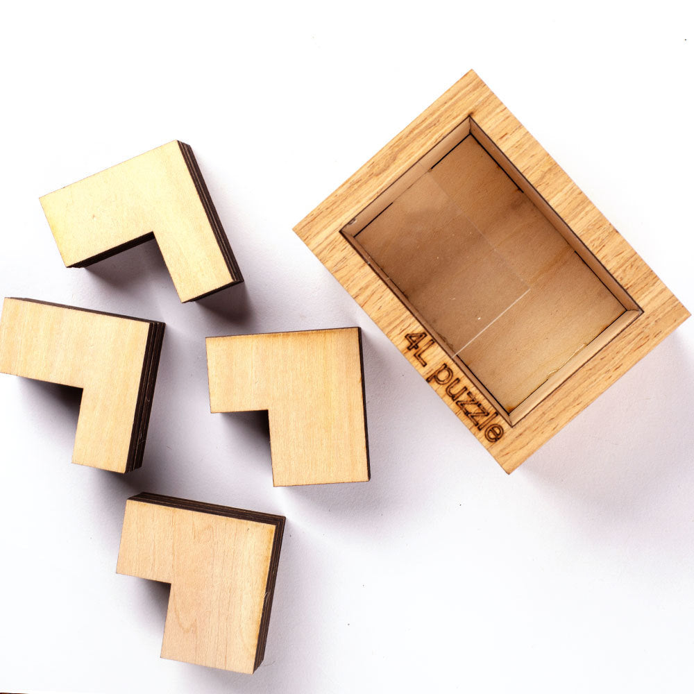Super Difficult 4l Puzzle 3d Three-dimensional Adult Puzzle Irregular Puzzle