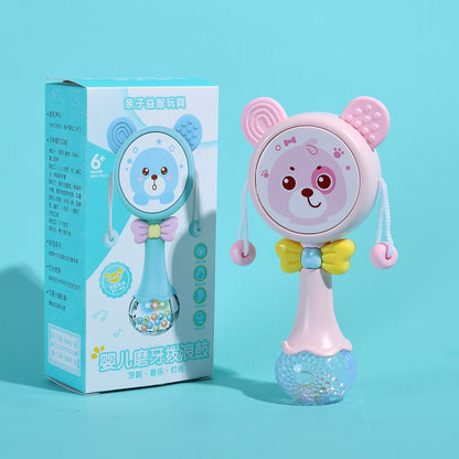 Infant rattles singing early education children music stick toys