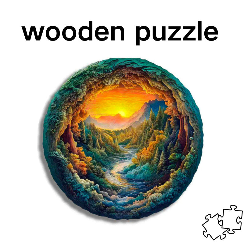 Wooden Shaped Puzzle Wooden Toy