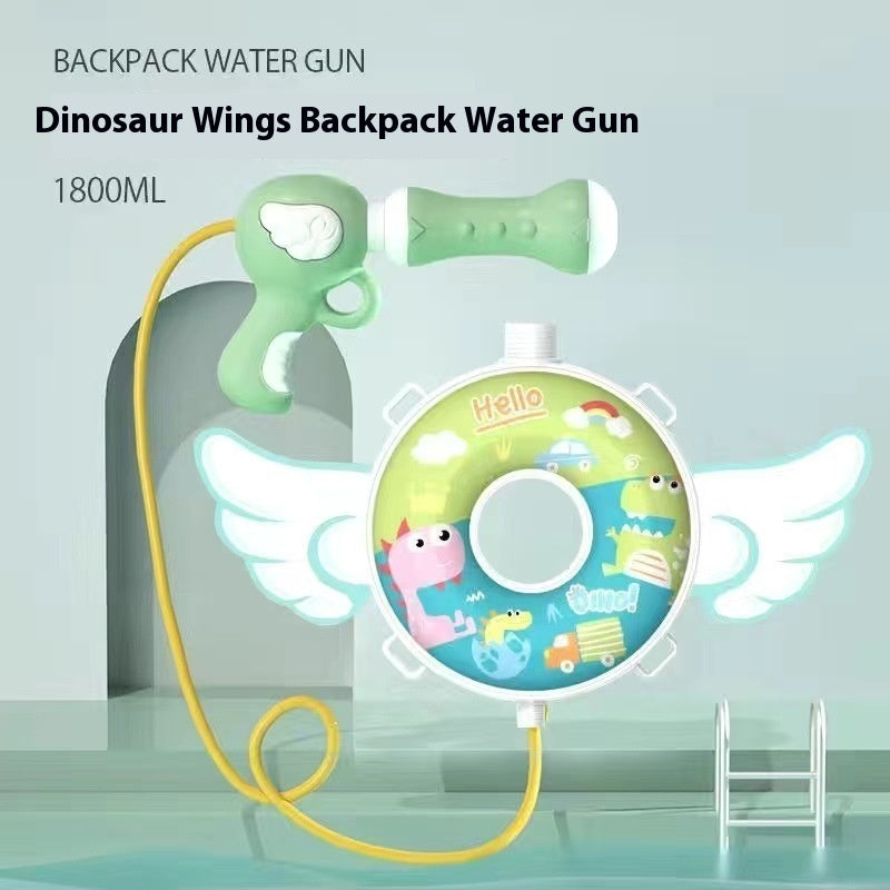 Children's Cartoon Backpack Water Gun Water Beach Toys - LJ Enterprise