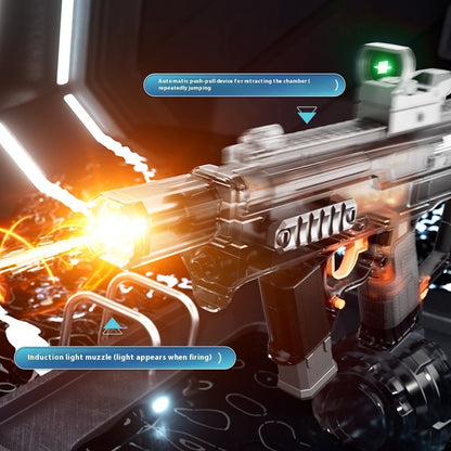 MK3 Fire And Dancing Water Gun Toy Large Capacity Cool Flashing Light - LJ Enterprise