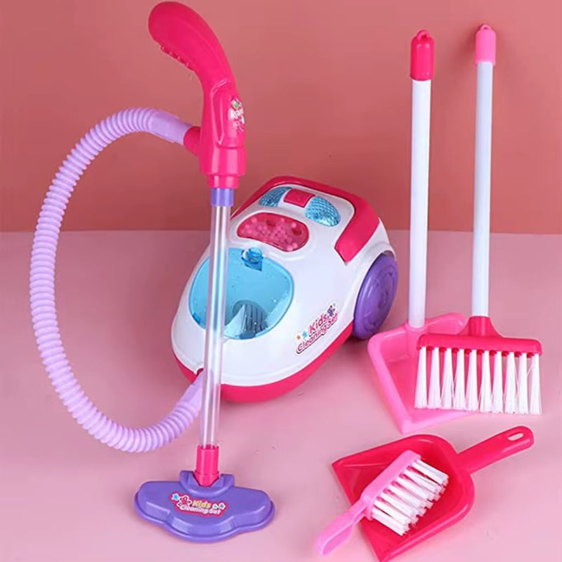 Kids Broom and Cleaning Set Preschool Housekeeping Play Toy Home Cleaning Supplies Skill Development Kids Educational Best Gift