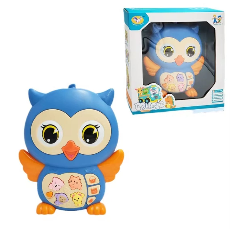 High Quality Owl Musical Instrument Musical Toys with Sounds and Light for Children'S Develop Intelligent Kids Educational Toy