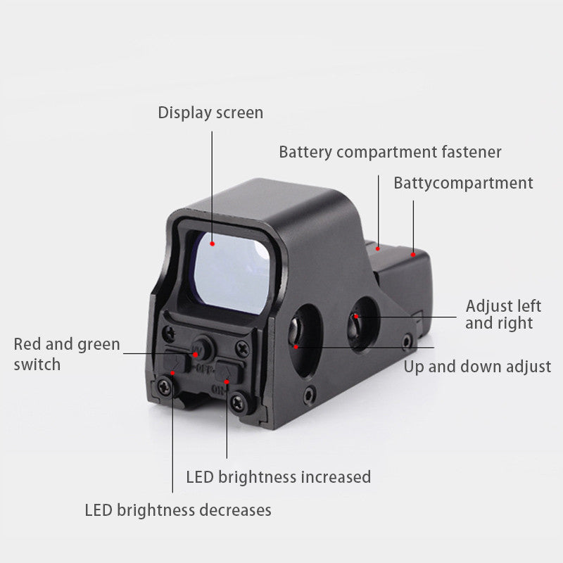 Red dot holographic iris scope toy water gun accessories - LJ Enterprise