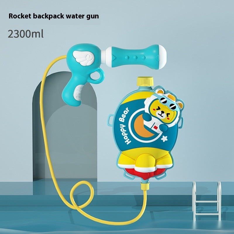 Children's Cartoon Backpack Water Gun Water Beach Toys - LJ Enterprise