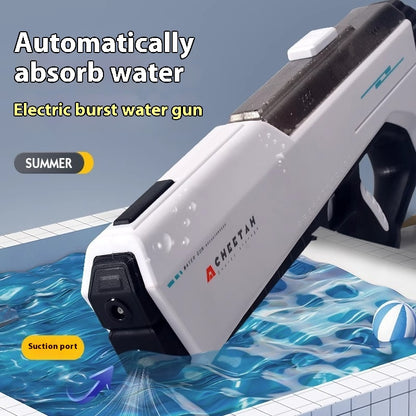 Electric Continuous Hair Gun Water Spray High Pressure Strong Water Pistol Large Capacity Automatic Water Feeding Internet Celebrity - LJ Enterprise