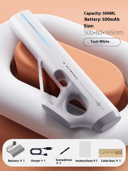 Pulse Electric Continuous Hair Water Gun Children's Toy Automatic Water Absorption Large Capacity - LJ Enterprise