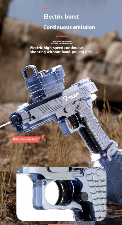 Electric With Light Water Gun Electric Continuous Hair Water Pistols - LJ Enterprise