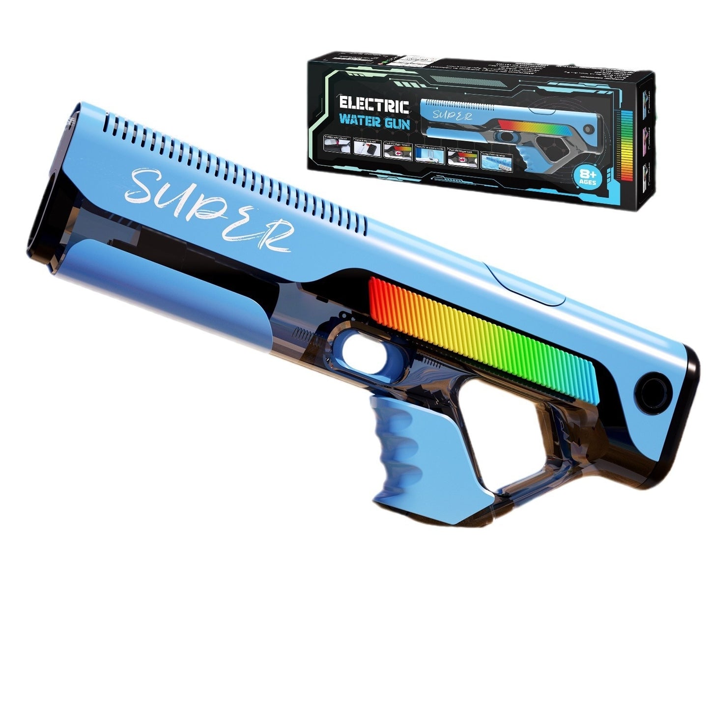 Automatic Feeding Electric Water Gun Children Playing With Water Toys - LJ Enterprise
