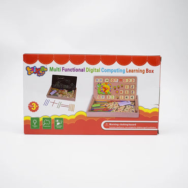 Multi-Functional Kids Board Game Wooden Montessori Toys Computing Learning Box Wooden Toys Children Learning Mathematics