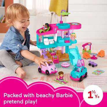 Little People Barbie Beach House Playset