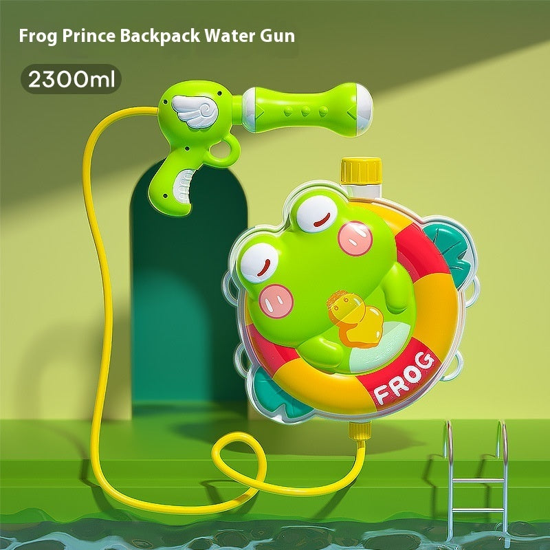 Children's Cartoon Backpack Water Gun Water Beach Toys - LJ Enterprise