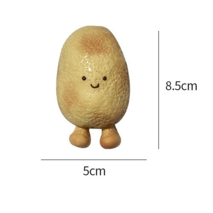 Cute Good-looking Super Soft Sticky Mimic Silicone Feel Flat For Small Decompression Toy