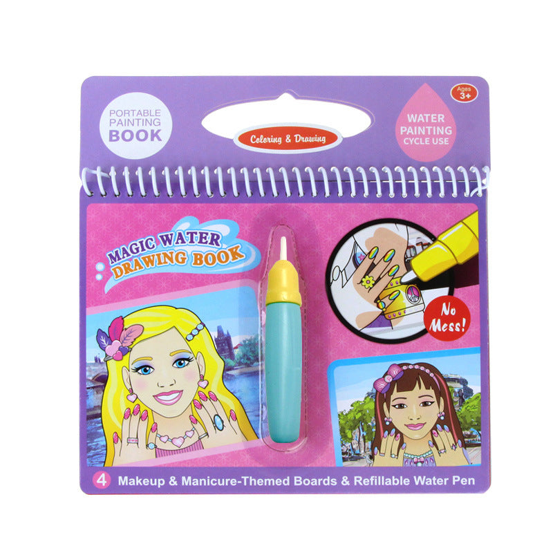 Children's Picture Books Water Painting Can Be Used Repeatedly  Water Sketch Book Kindergarten Painting Water Album Eight Bags