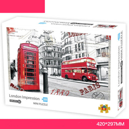 Mini 1000 Pieces Of Super Difficult Decompression Puzzle