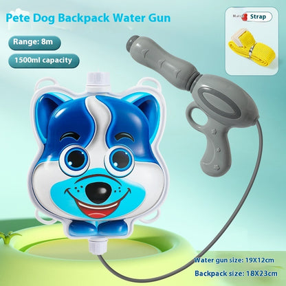 Children's Pull-out Backpack Water Gun Toy Water Playing Outdoor Water Fight Water - LJ Enterprise