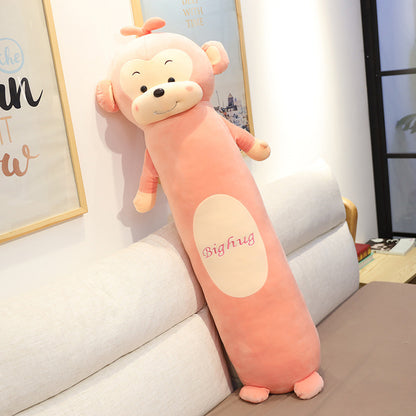 Long Pillow Bed Sleeping Monkey Pillow
