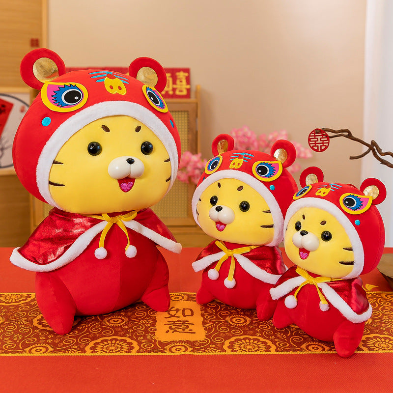 Chinese Style Baby Mascot Doll Little Tiger Plush Toy Fabric Tiger