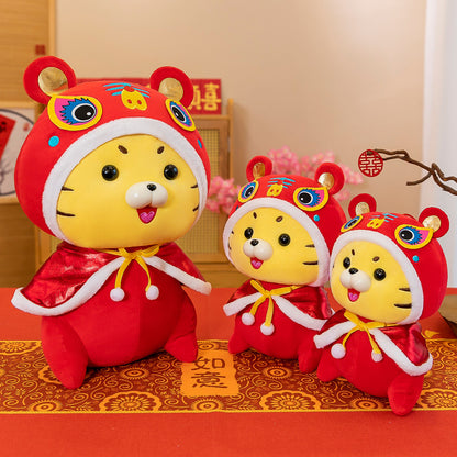 Chinese Style Baby Mascot Doll Little Tiger Plush Toy Fabric Tiger
