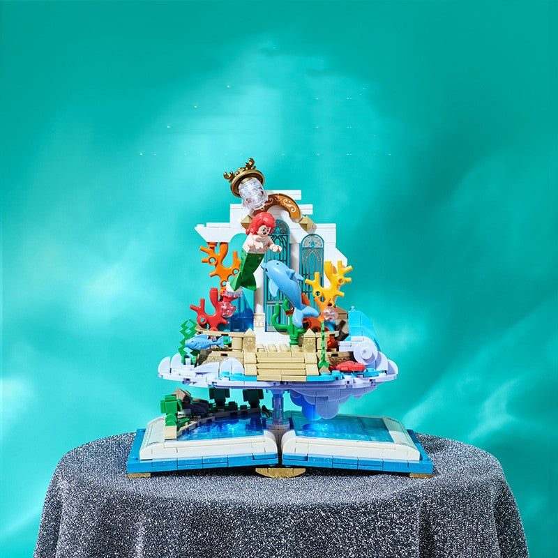 Three-dimensional Building Books And Ornaments For Girls