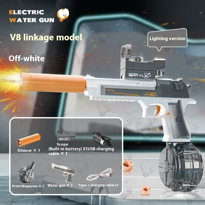 New Fire Light Effect Electric Water Gun - LJ Enterprise