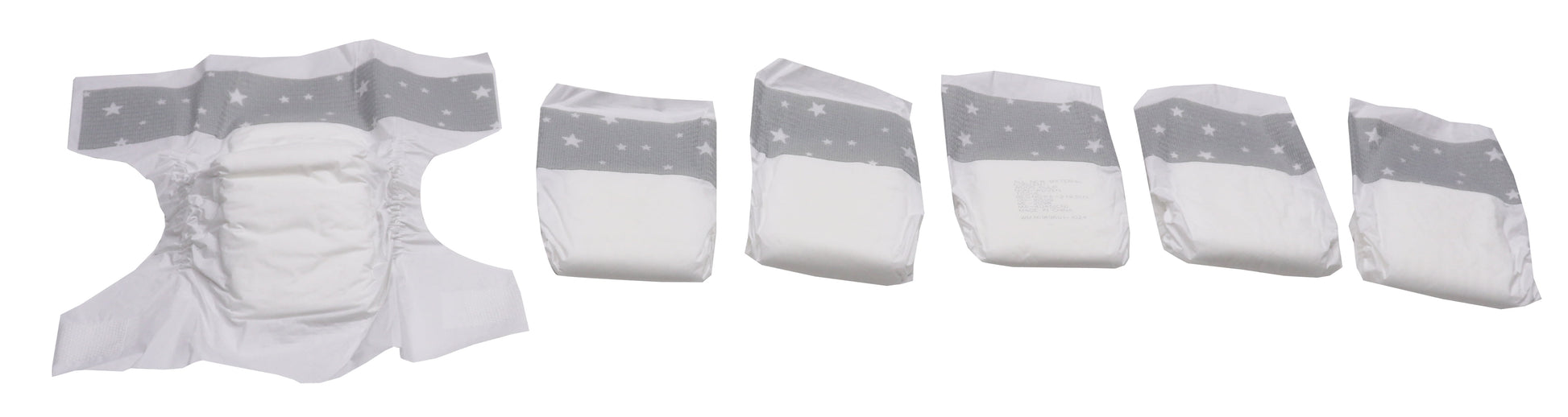 Baby Doll Diaper Set, 6 Pieces