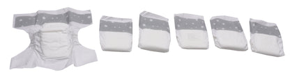 Baby Doll Diaper Set, 6 Pieces