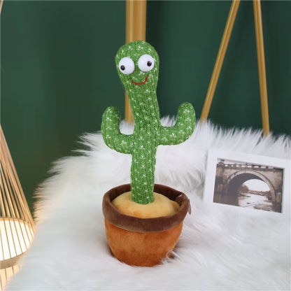 Hot Electric Cactus Singing and Dancing Plush Toy