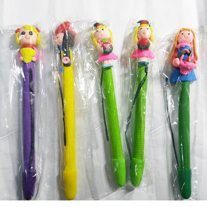 Soft pottery stationery cute cartoon ballpoint pen - LJ Enterprise