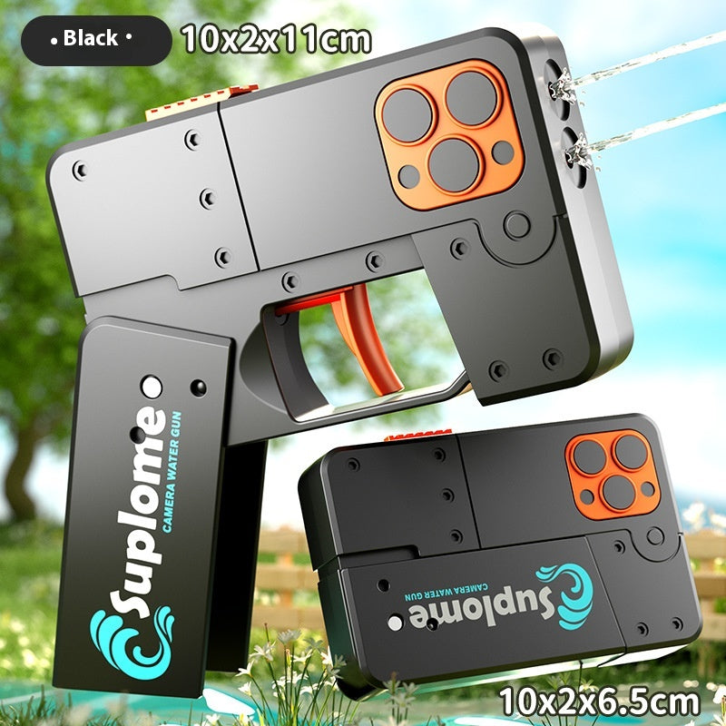 Folding Mobile Phone Water Gun Continuous Hair Double Head Jet - LJ Enterprise