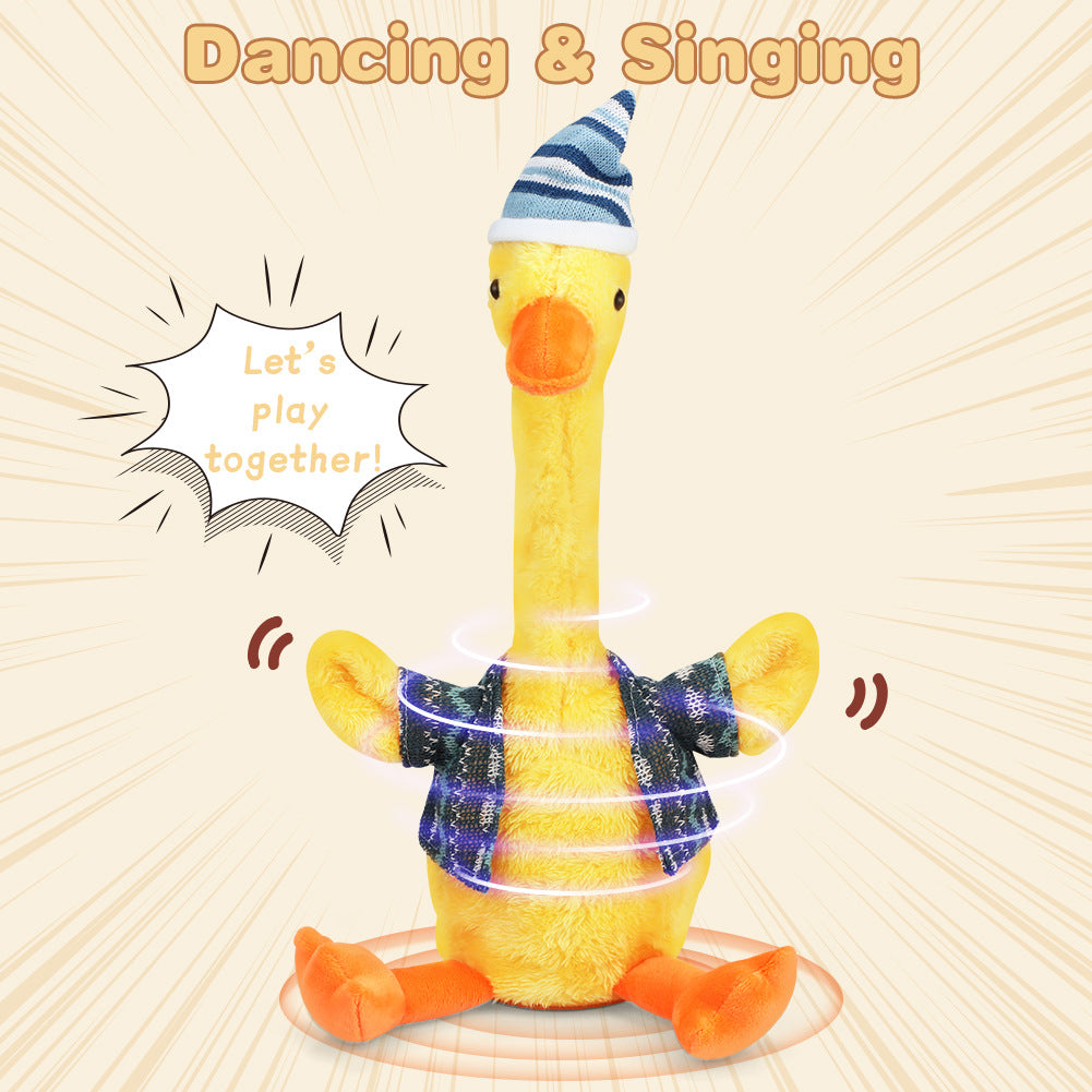 Singing And Dancing Twisting Duck Repeating Plush Toys