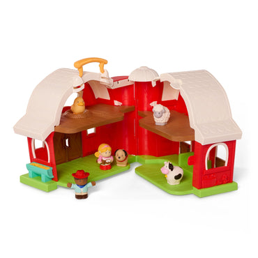 My First Barn Rustic Red Foldable Farm Playset for 18 Months +