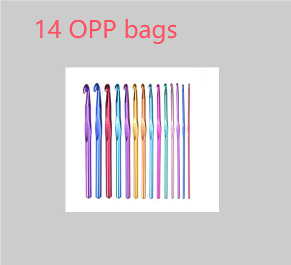 Crochet Hook Set Of 14 Alumina Crochet Hooks Hyuna Style Wool Crochet Tool - LJ Enterprise