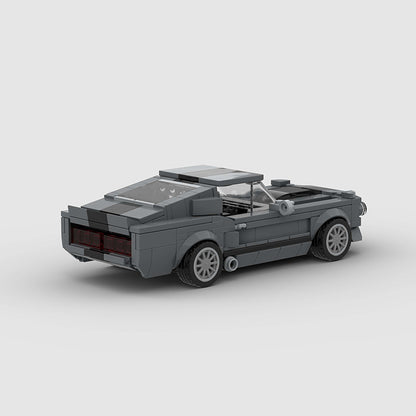 Shelby GT500 Small Particle Building Blocks Moc Racing Car Super Sports Car