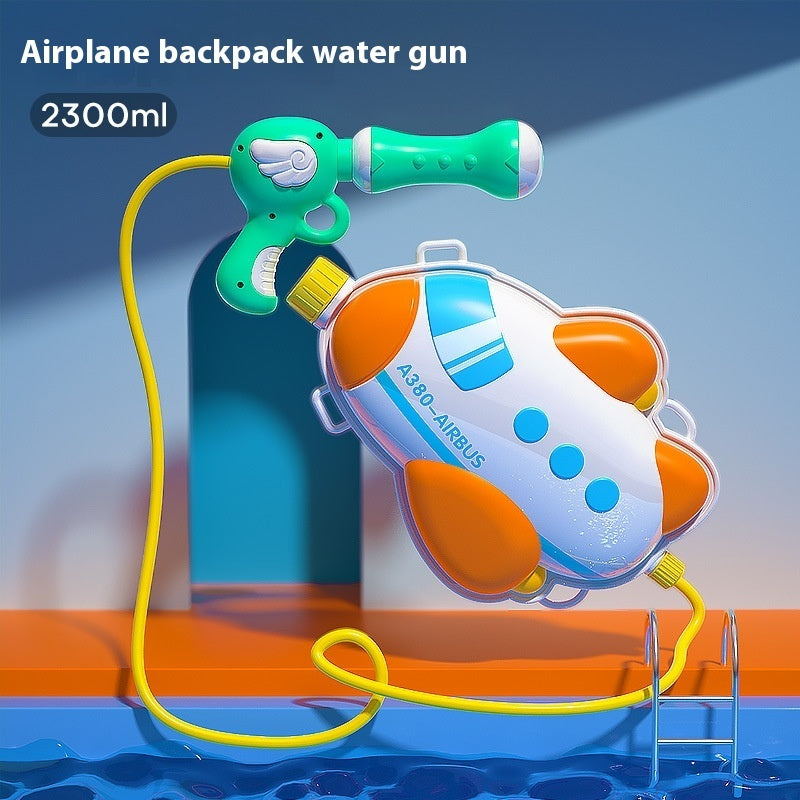 Children's Cartoon Backpack Water Gun Water Beach Toys - LJ Enterprise