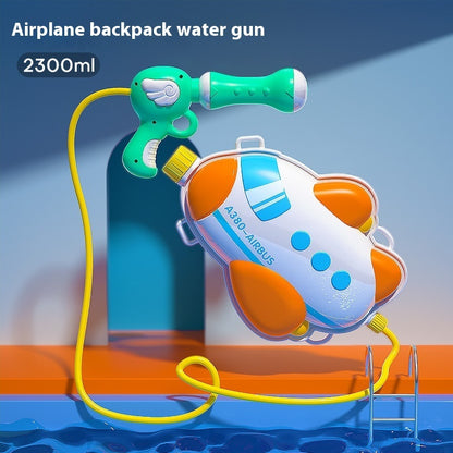 Children's Cartoon Backpack Water Gun Water Beach Toys - LJ Enterprise