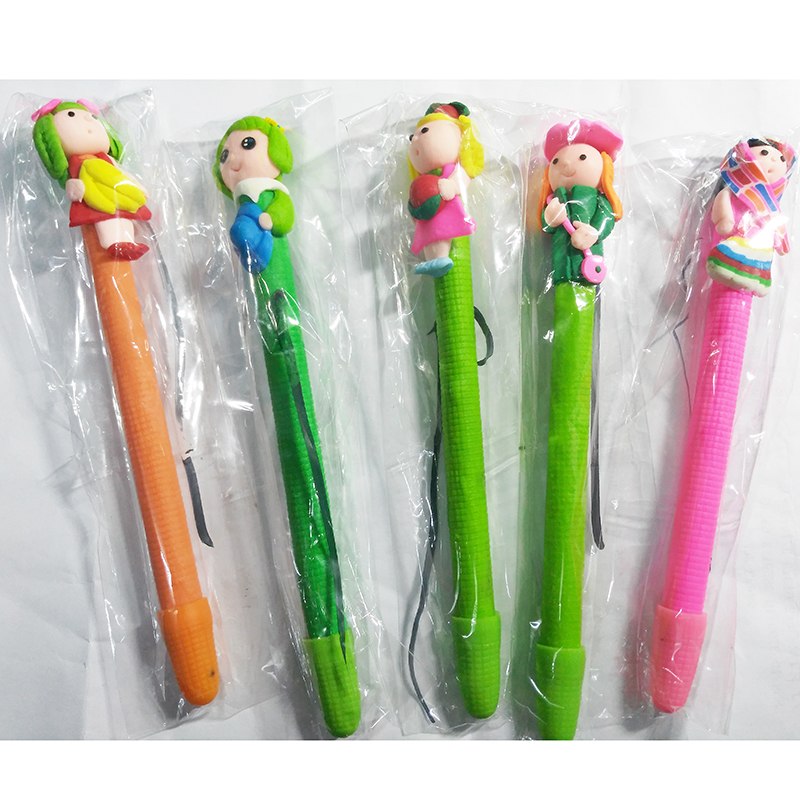 Soft pottery stationery cute cartoon ballpoint pen - LJ Enterprise