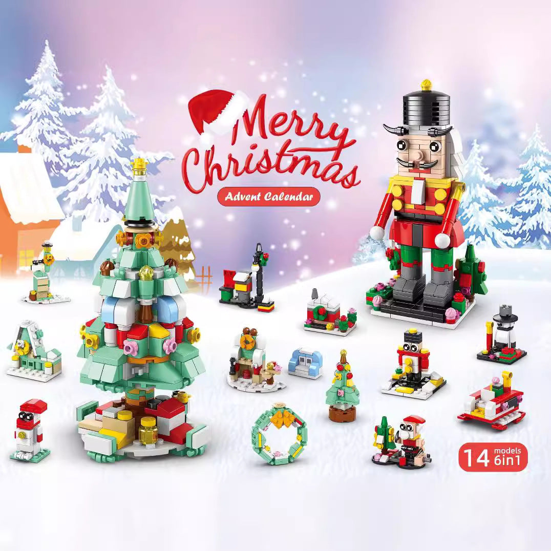 Christmas Blind Box Poking Hole Music Children Assembling