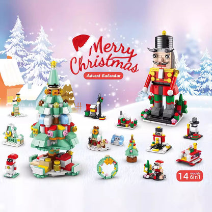 Christmas Blind Box Poking Hole Music Children Assembling