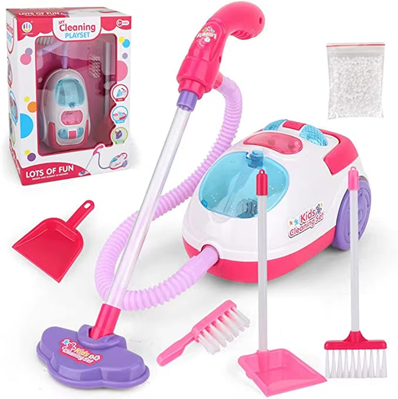 Kids Broom and Cleaning Set Preschool Housekeeping Play Toy Home Cleaning Supplies Skill Development Kids Educational Best Gift