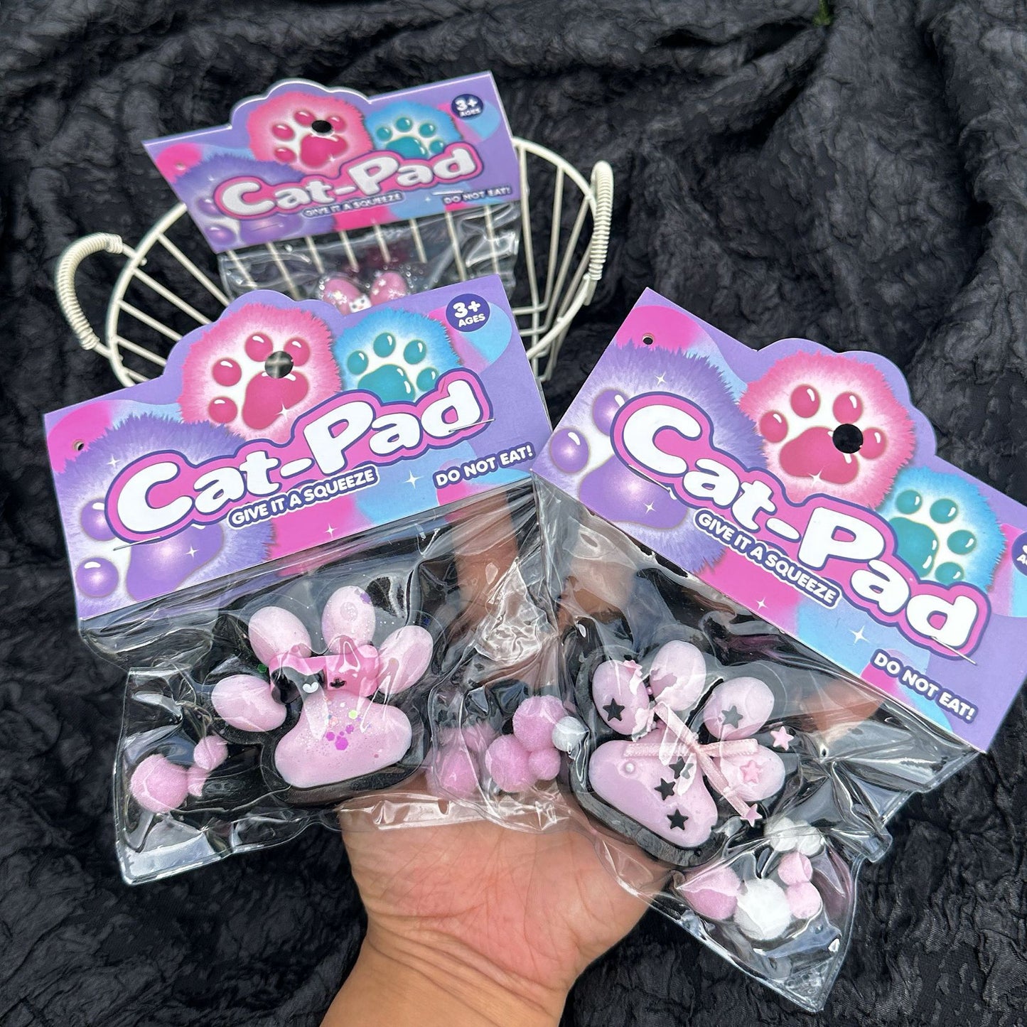 Super Soft Plush Cat's Paw Squeezing Toy Decompression Toy
