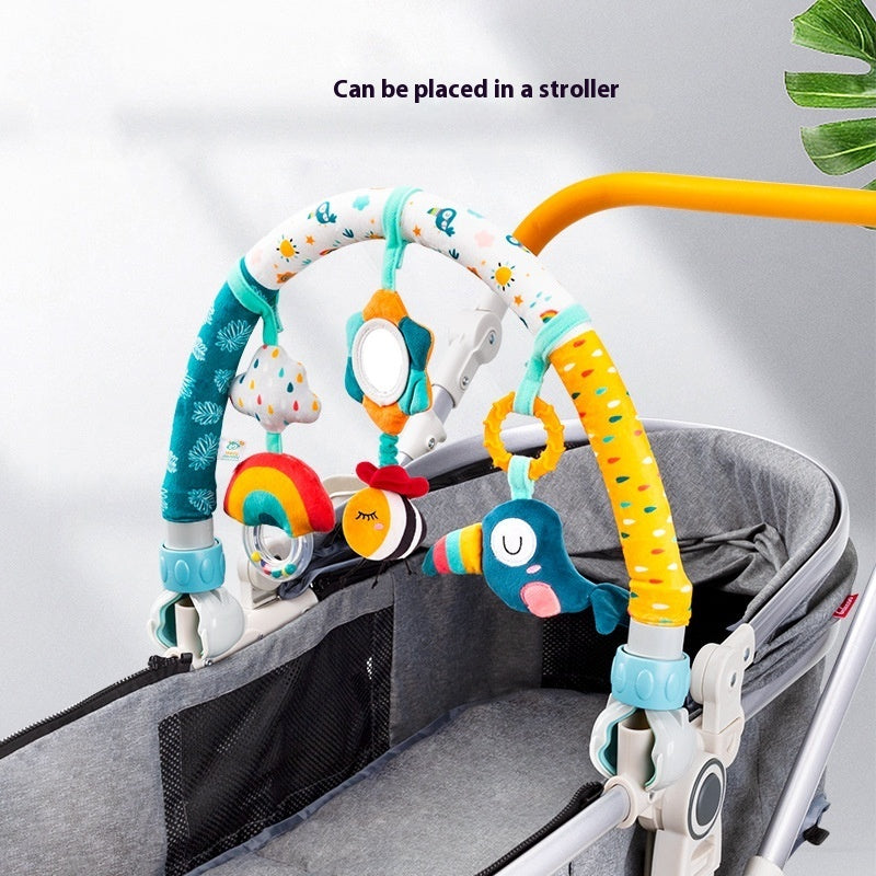 Baby Hanging Bed Bell Rattle Newborn Children's Bed Clip Car Clip Ornaments Baby Comfort Toy