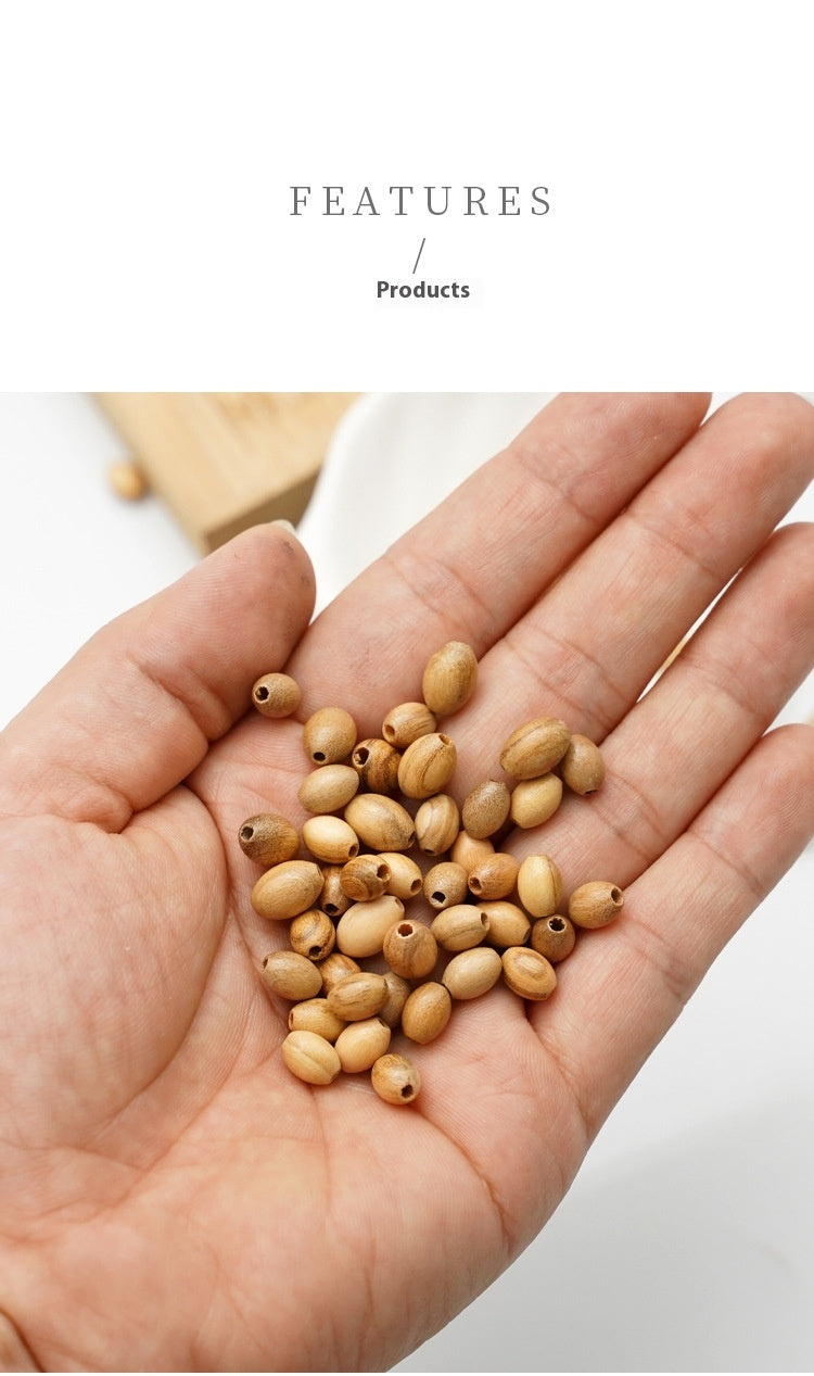 Tear Drops Olivewood Beads Italian Camino Beads Single Material Old Materials - LJ Enterprise